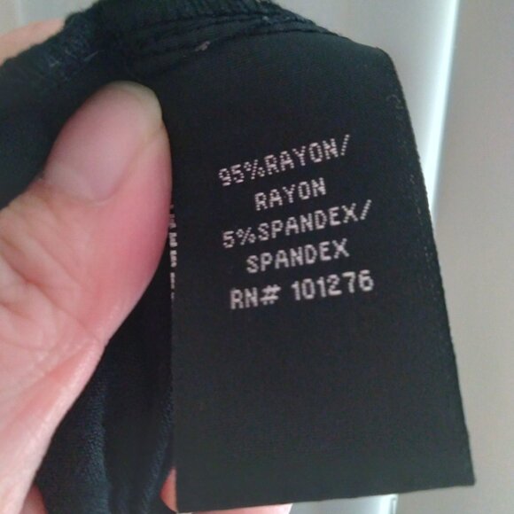 Vintage Y2K Rampage Black One Shoulder Ruched Empire Waist Top Size Small - Picture 5 of 5